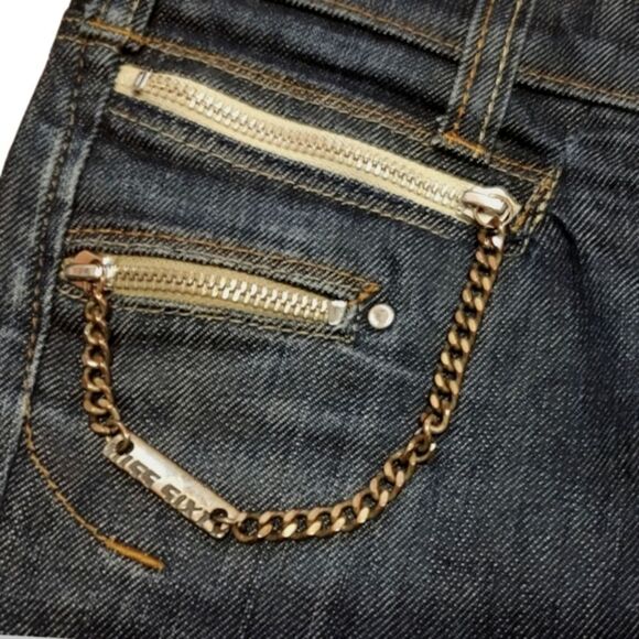 Miss Sixty Vintage Zip Style Radio Dark Wash Slim Fit Denims US 24 - Picture 1 of 16